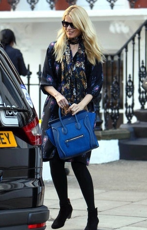 Celine Mini Luggage Bag in Cobalt and Anthracite \u2013 at Matches UK ...  