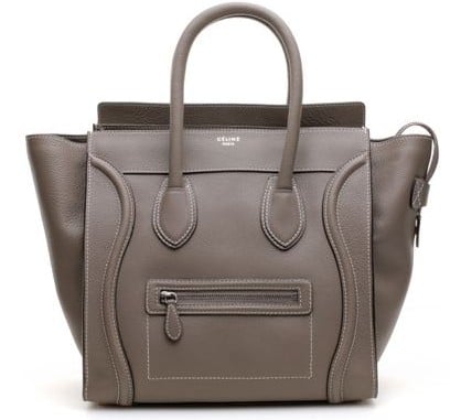 Celine Souris Grey Mini Luggage Bag | Spotted Fashion  