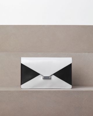 celine diamond clutch leather handbag  