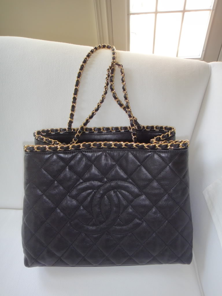 chanel chain tote