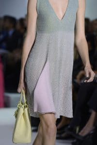 Dior Diorissimo Neon Yellow Acrylic Bag - spring 2013
