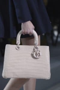 Dior Diorissimo White Croc Bag - Spring 2013