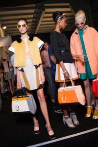 Fendi Spring 2013 Backstage with 2Jours Tote Bag 3