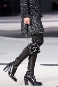 Chanel Black Flap Mini Bag - Fall 2013 Runway