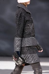 Chanel Black Glittered Lego Clutch Bag - Fall 2013 Runway