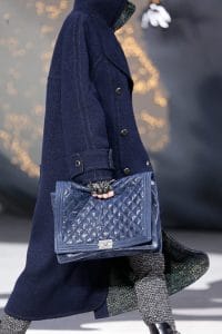 Chanel Blue Boy Flap Large Bag - Fall 2013 Runway