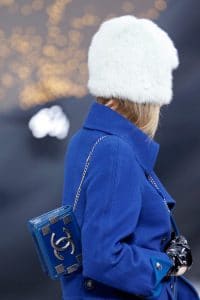 Chanel Blue Flap Mini Bag - Fall 2013 Runway