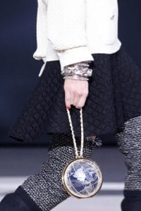 Chanel Blue Globe Bag - Fall 2013 Runway