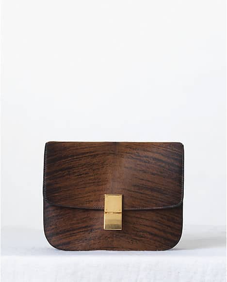 celine brown box bag  