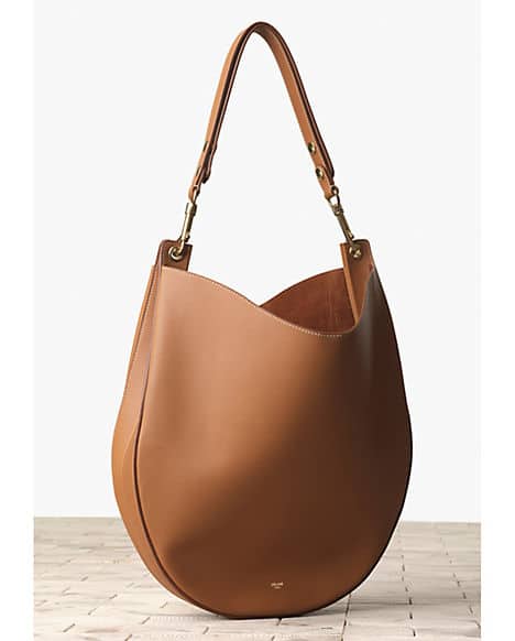 celine hobo shoulder bag in leather