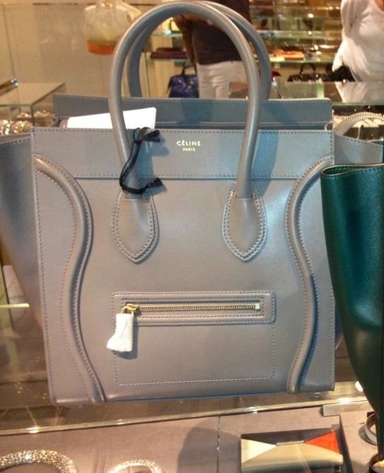 celine luggage leather bag