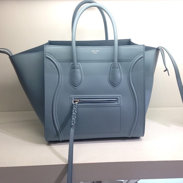 celine crocskin phantom bag  