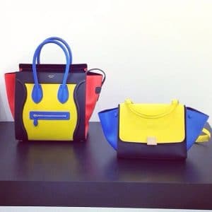 Spotted the newest Celine Mini Trapeze bag for Spring 2014 ...