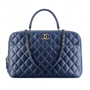 Chanel Blue Large Quilted Tote Bag - Spring 2014 Act 1 Chanel Blue Large Quilted Tote Bag - Spring 2014 Act 1