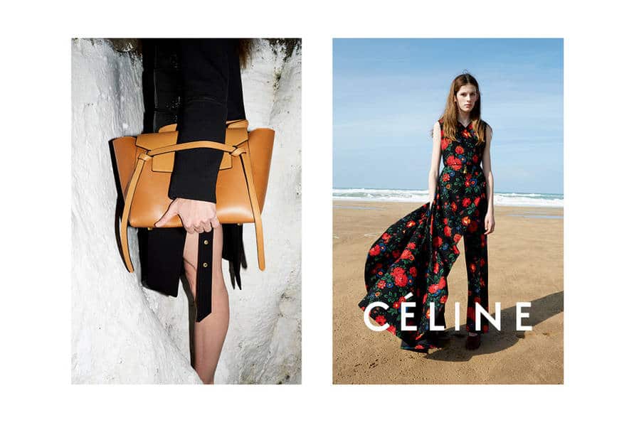 Celine Summer 2015 Ad Campaign featuring new Bell Shaped bag ...  