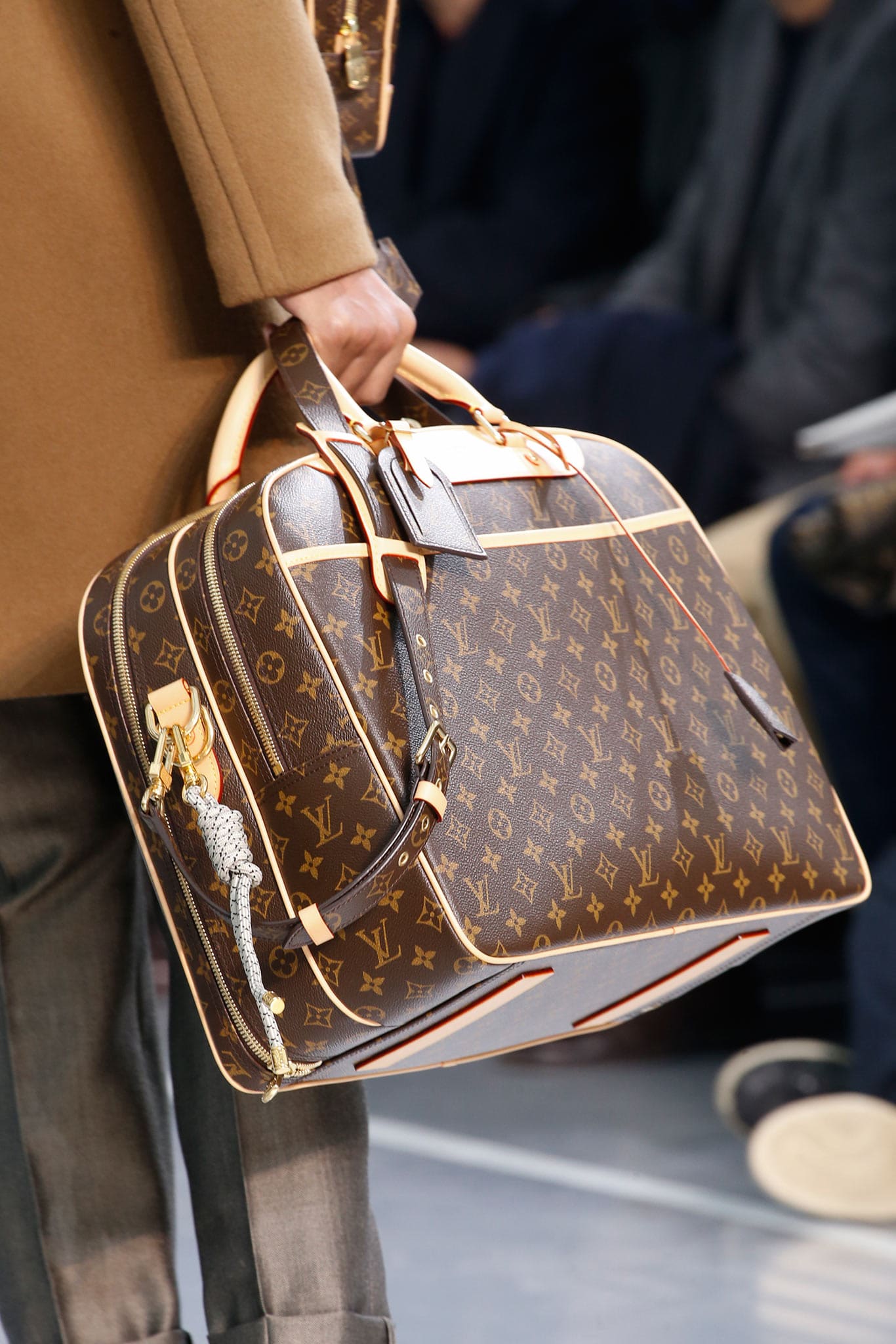 Louis Vuitton Men’s Fall / Winter 2015 Runway Bags featuring Damier Graphite Nemeth Print ...