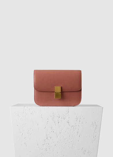 celine brown clutch bag classic  