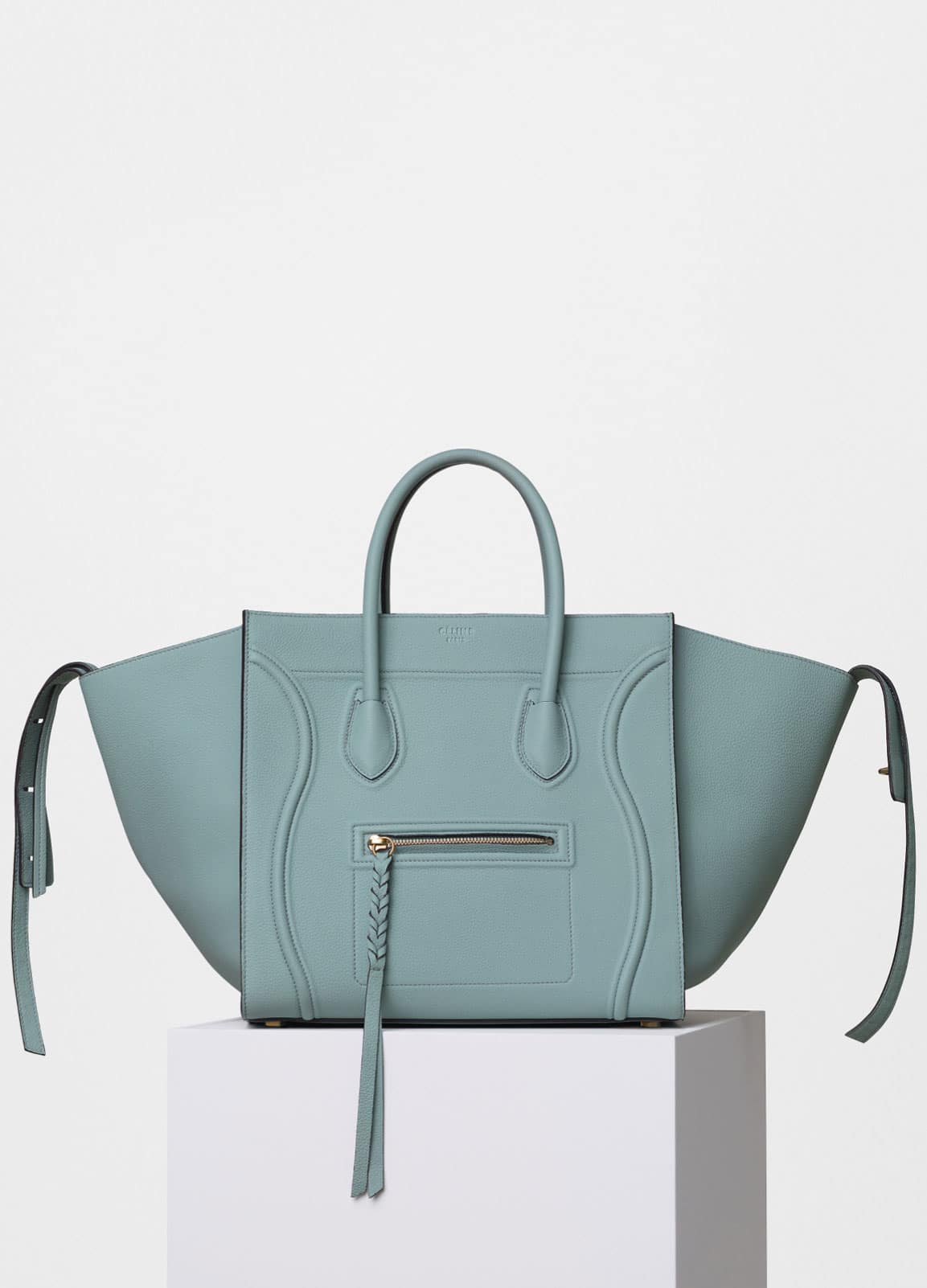 celine luggage phantom tote green  