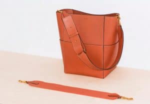 Celine Terracotta Natural Calfskin Sangle Shoulder Bag