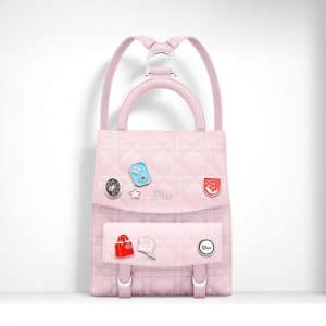 Dior Soft Pink Small Stardust Backpack Bag