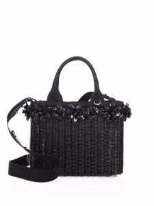 prada floral tote bag
