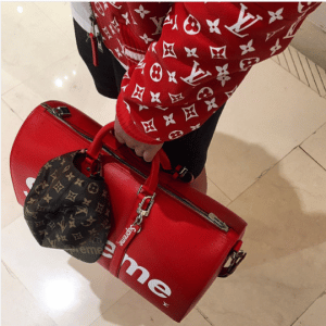 louis vuitton x supreme keepall bandouliere epi