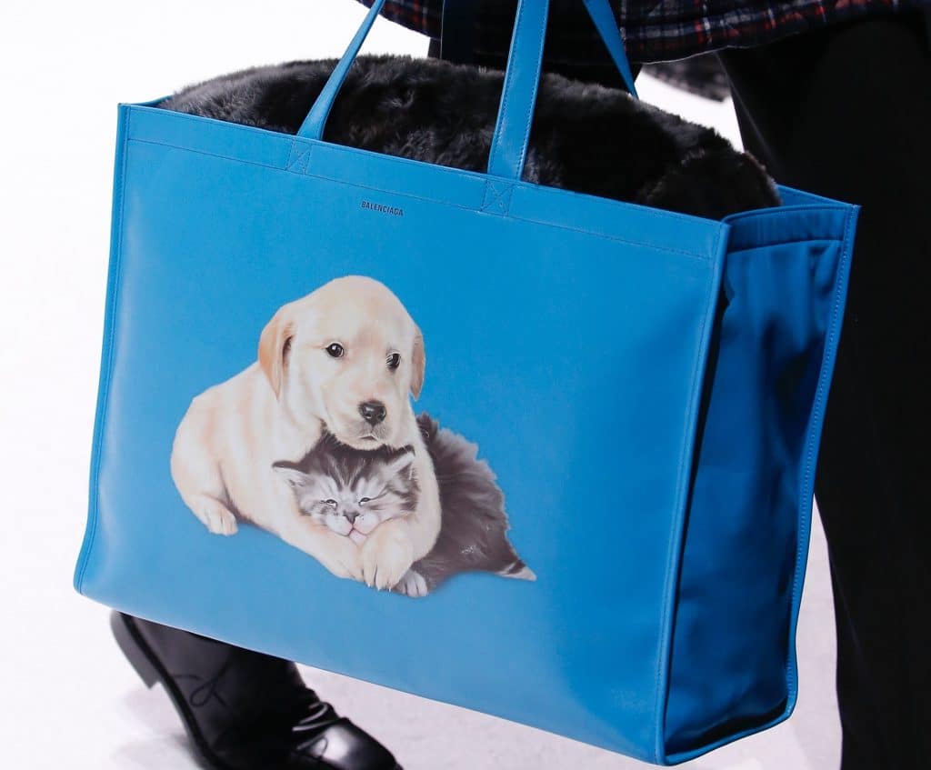 balenciaga cat dog bag