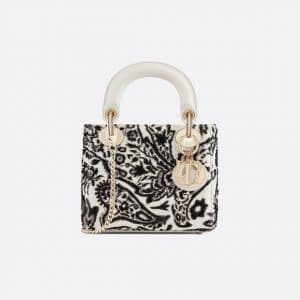 mini lady dior embroidered bag