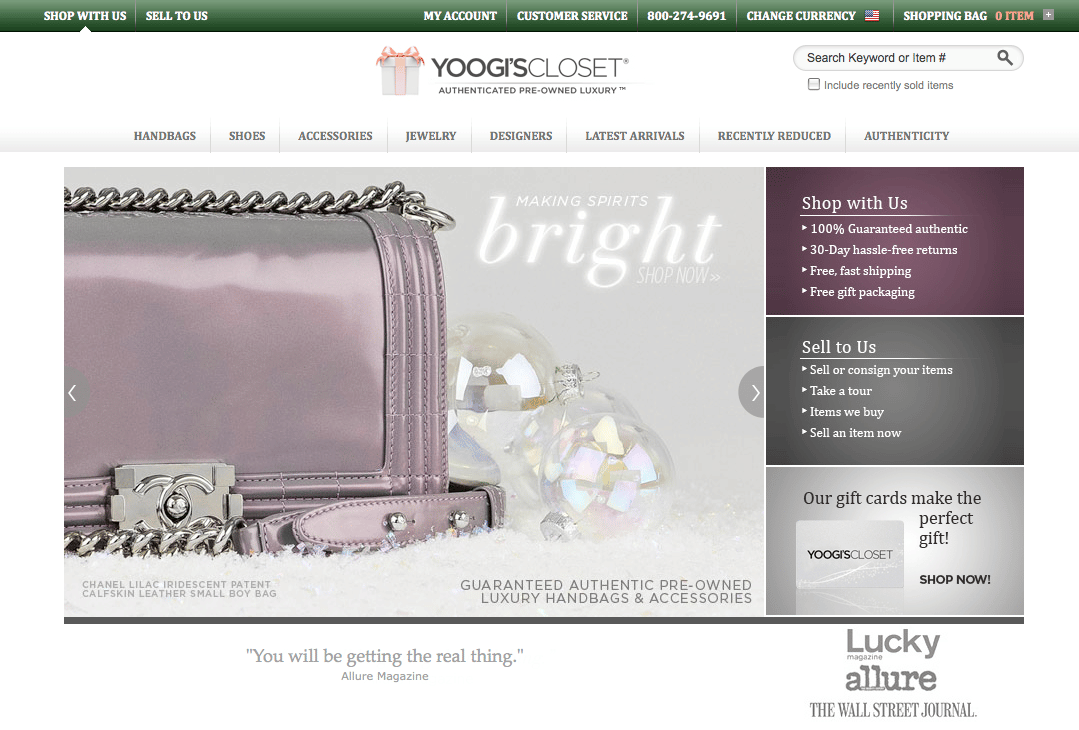 Buy, Sell & Consign Used Designer Luxury Items - Yoogi's Closet