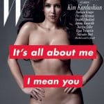 Kim Kardashian W Nude Cover