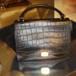 Celine trapeze black crocodile bag spring summer 2012 collection