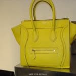 Celine Yellow Mini luggage Bag - Resort 2011