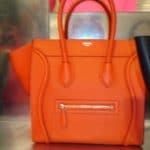 Celine Orange Mini luggage Bag - Resort 2011