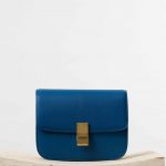 Celine Deepsea Goatskin Classic Box Medium Bag