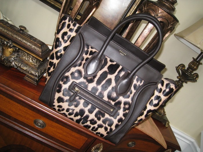 Celine pony hair bag hotsell