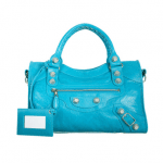 Balenciaga Blue Paon Giant City Bag
