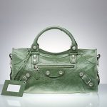 Balenciaga Dark Green Giant Silver Part Time Bag