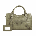 Balenciaga Military Green Giant Rose Gold City Bag