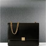 celine-black-large-case-chain-flap-bag