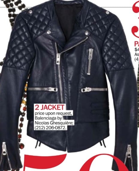 balenciaga quilted motorcycle jacket