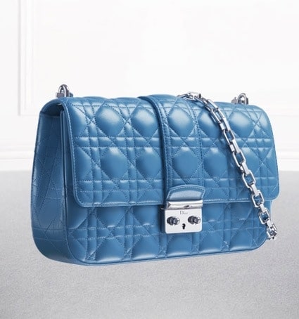 Christian Dior Blue Miss Dior Flap Medium Chain Bag – The Closet