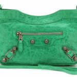 Balenciaga Green Vert Poker Hip RGGH Bag