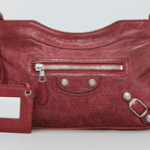 Balenciaga Red Pourpre Hip GSH Bag