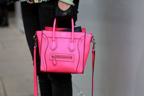 Celine Fluo Pink Bags and RTW | Spotted Fashion