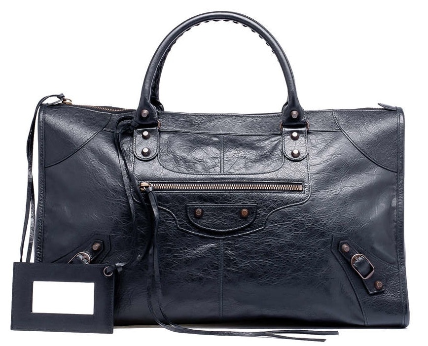 Balenciaga Sorbet Brogue Leather CGH Work Tote For Sale at 1stDibs