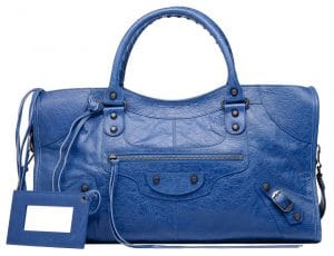royal blue balenciaga bag