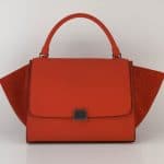 Celine Trapeze bag in Orange Vermillon