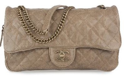 Chanel Grey suede caviar Jumbo flap bag Leather ref.175840 - Joli Closet