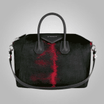 Givenchy Black/Red Pony-Style Antigona Medium Bag