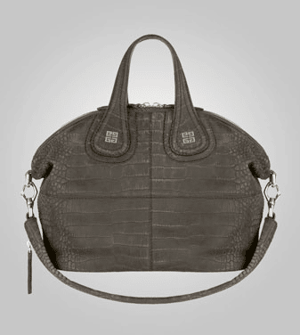 Givenchy Brown Crocodile Nightingale Small Bag